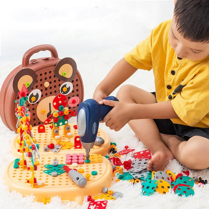 BowLift | TooliBox Junior Tool Box for Children – Including Electric Play Screwdriver