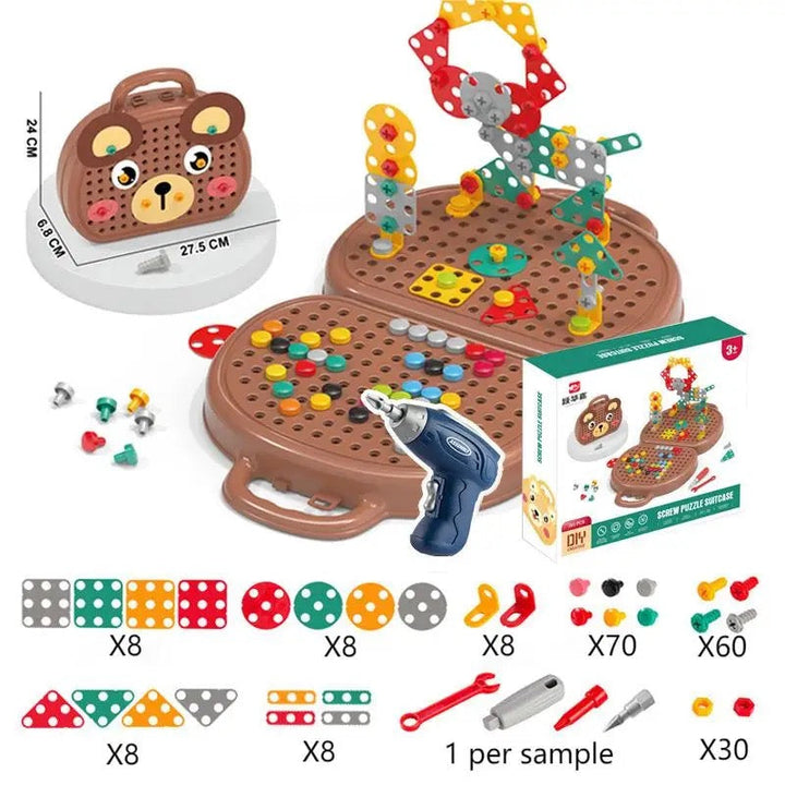 BowLift | TooliBox Junior Tool Box for Children – Including Electric Play Screwdriver