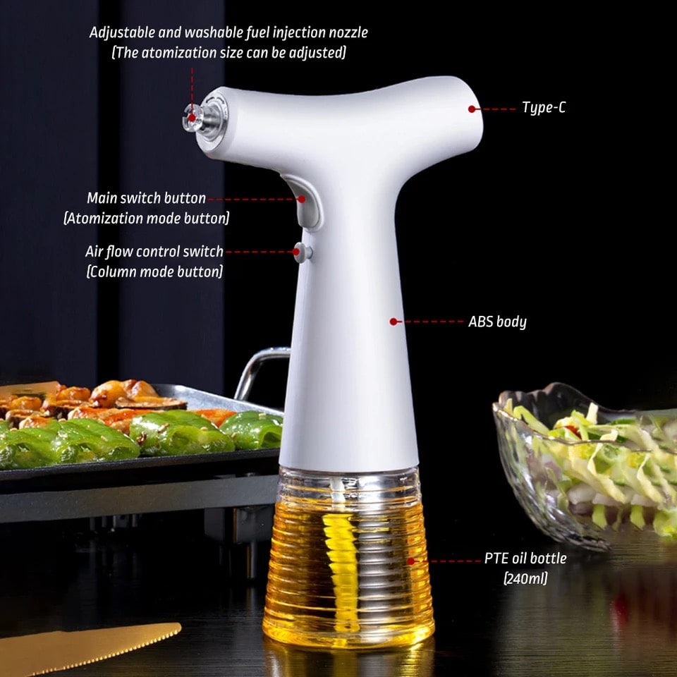BowLift | DuoSpray - Luxury 2-in-1 Oil Dispenser for Cooking