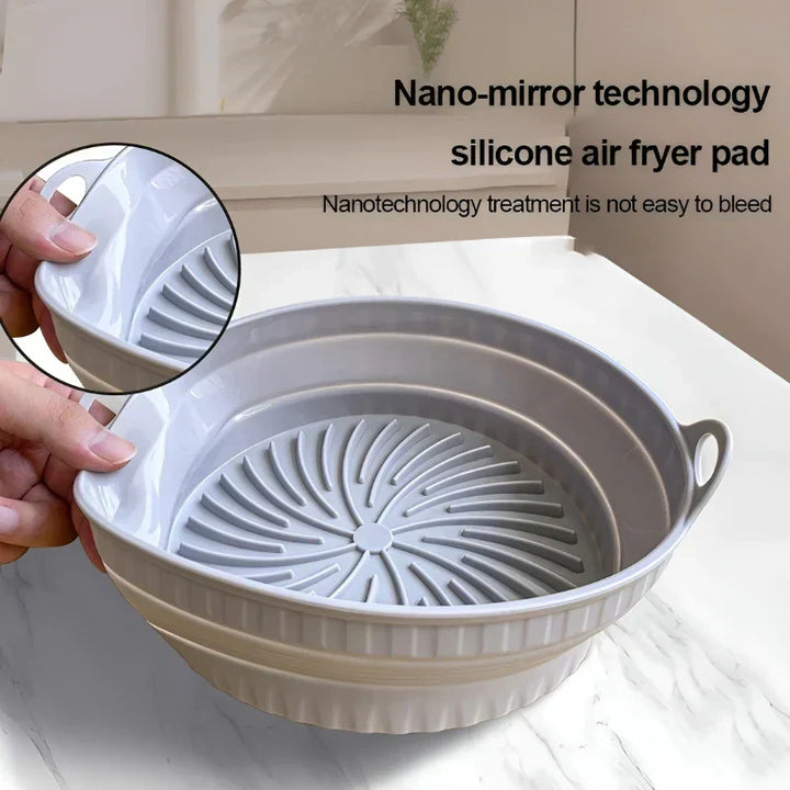 BowLift | Heat-resistant silicone insert for hot air fryers with non-stick coating