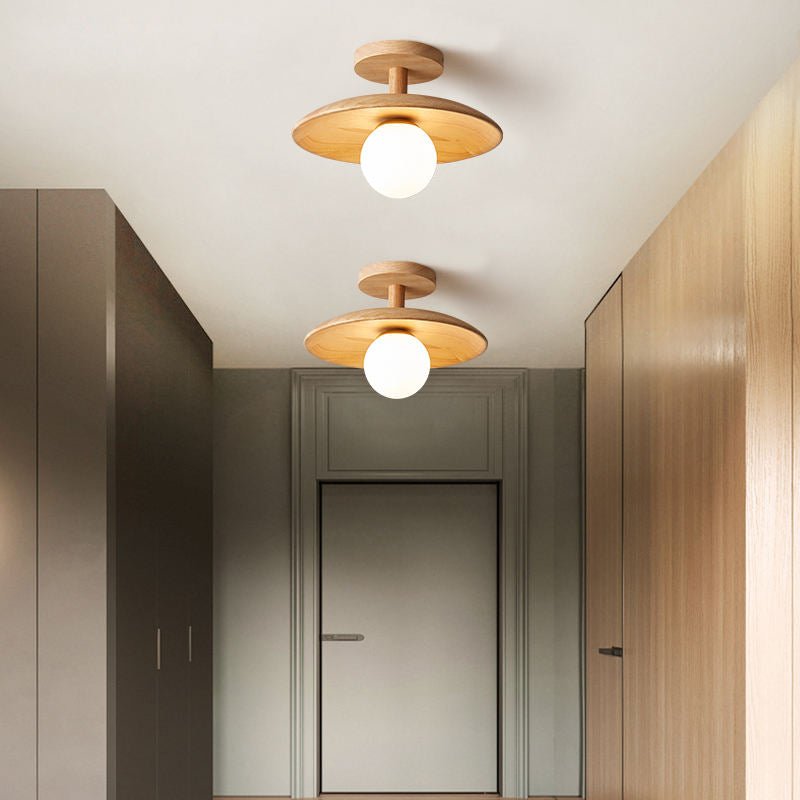 Stylish Japanese Ceiling Lamp - ZenGlow | Bowlift