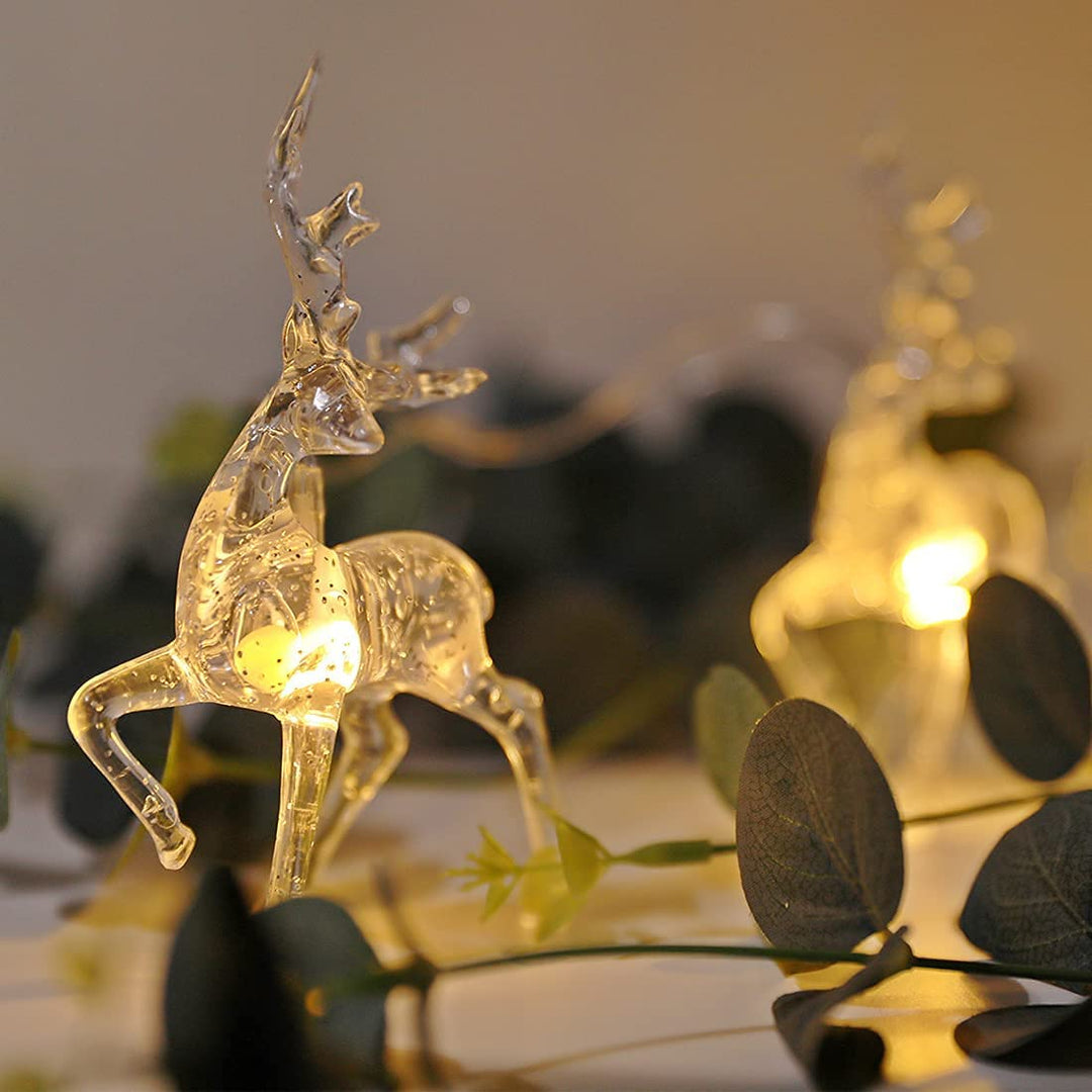 BowLift | ReindeerGlow - 1.5M LED Christmas reindeer string lights for festive cheer