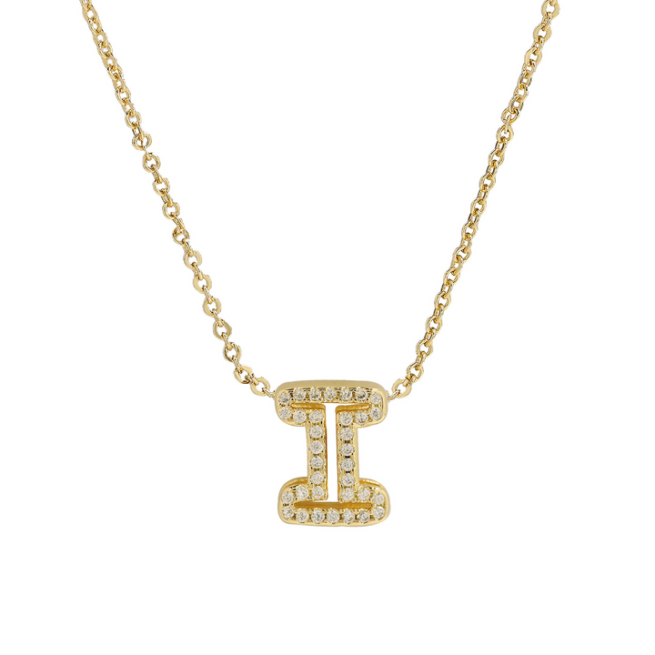 BowLift | Dazzling Diamond Initial Necklace