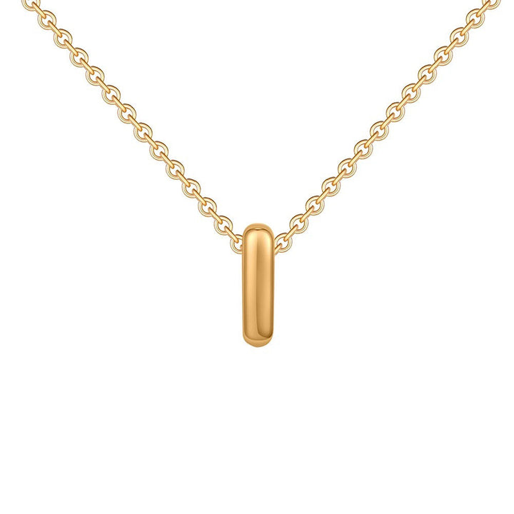 BowLift | Dainty Bubble Letter Initial Necklace