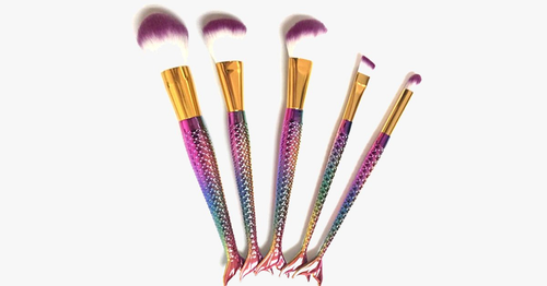 BowLift | Mermaid Brush Set with 5 Brushes - Gives you the look you desire!