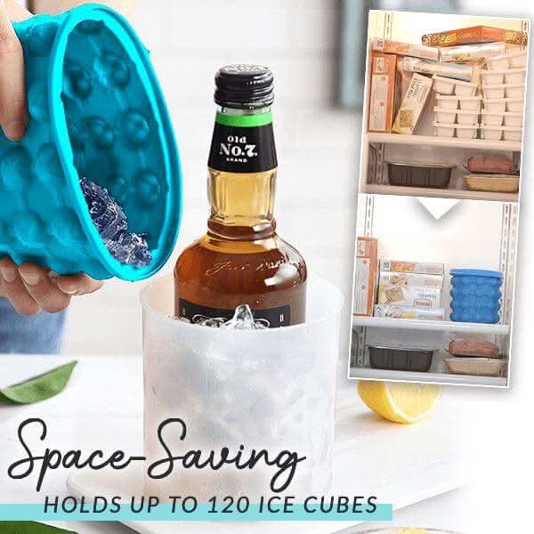 BowLift | 2-in-1 Ice Cube Container & Beverage Cooler for Small Freezers
