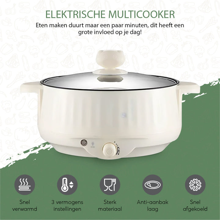 FlexiCooker – Stylish Electric Multicooker for Cooking Bowlift
