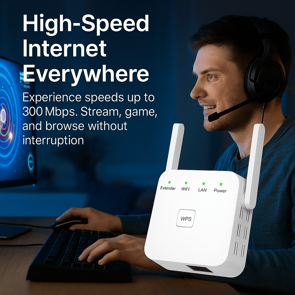 BowLift | UltraXtend 5G WiFi Booster UK – Best Dual-Band WiFi Extender for Home & Garden Signal Coverage