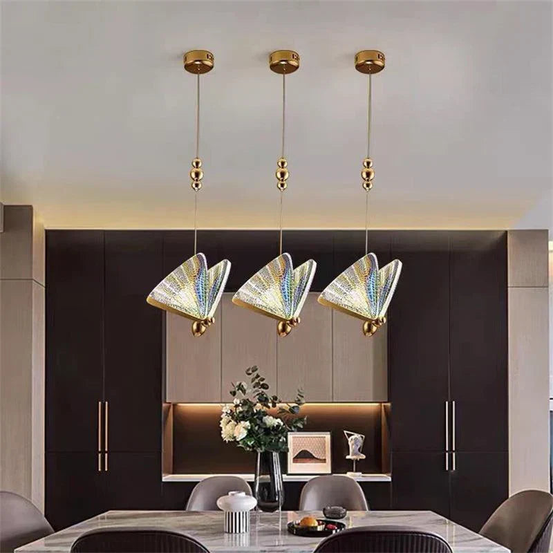 BowLift | Modern Creative LED Pendant Lamp with Decorative Butterfly Design