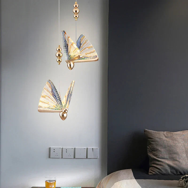 BowLift | Modern Creative LED Pendant Lamp with Decorative Butterfly Design