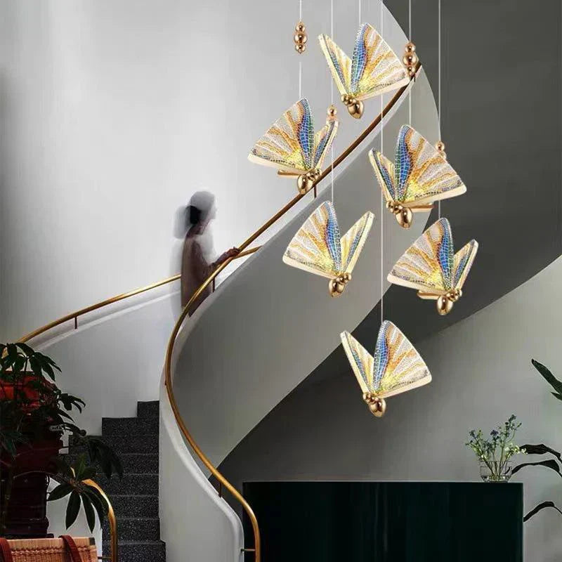 BowLift | Modern Creative LED Pendant Lamp with Decorative Butterfly Design