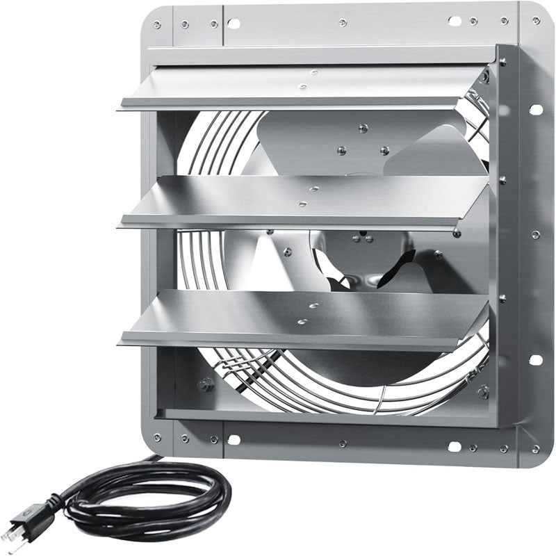BowLift | 18 Inch Industrial Ventilation Extractor Shutter Exhaust Fan  For Greenhouse Shed Shop Garage