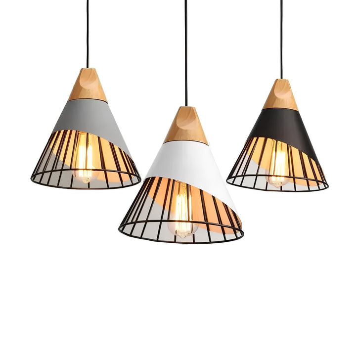 BowLift | Industrial Pendant Lamp With Open Cage Design