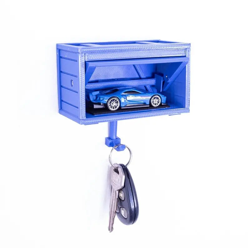 BowLift | Industrial Key Holder for Wall Mounting – 3D Printed Garage Look with Motion Effect