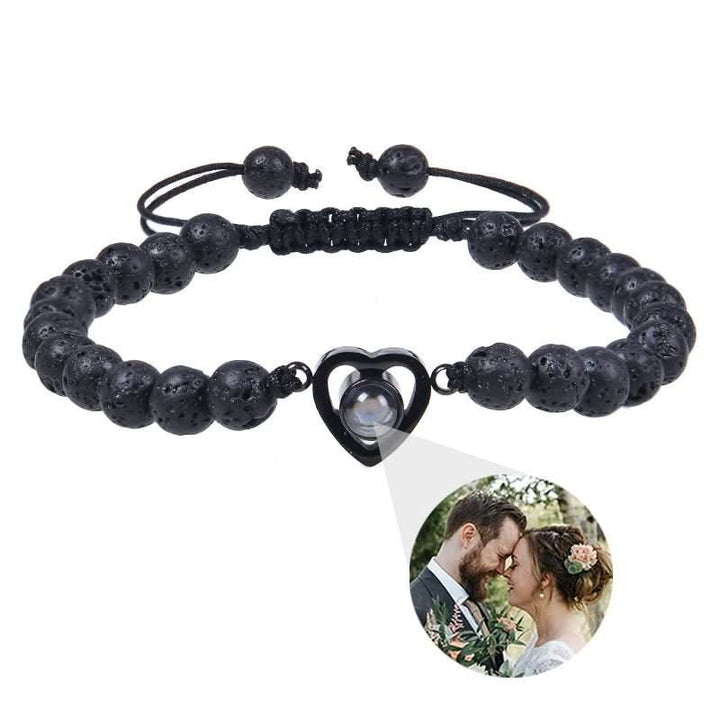 BowLift | Projection Bracelet with Infinity Heart and Personalized Photo