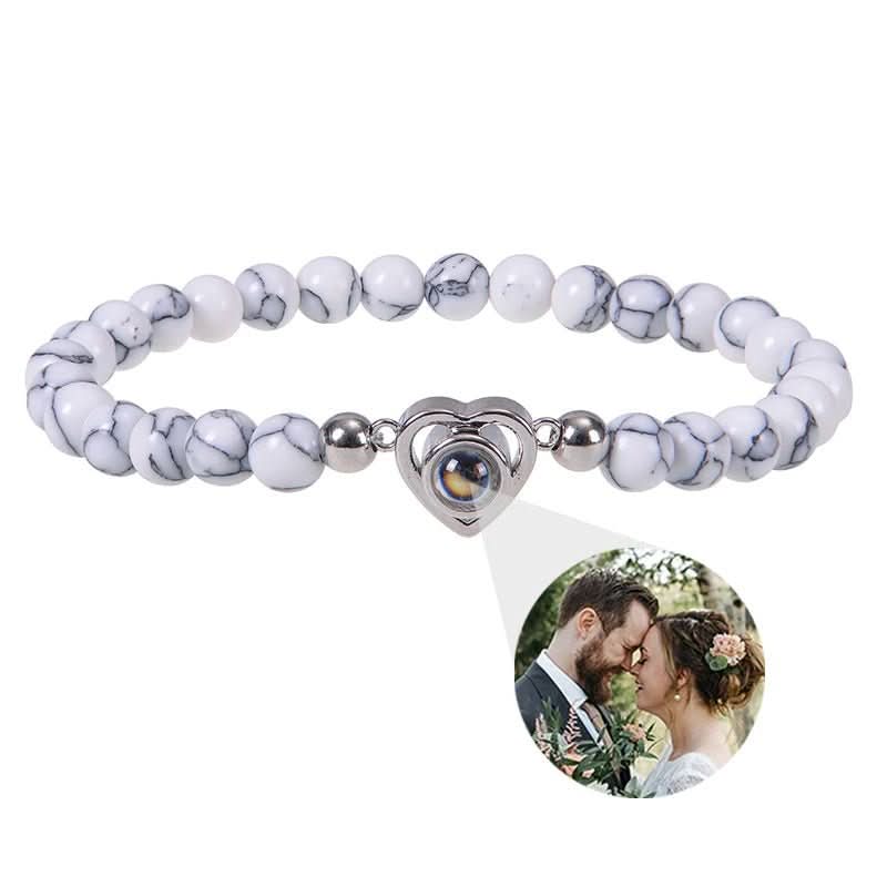 BowLift | Projection bracelet with infinity heart and personalized photo