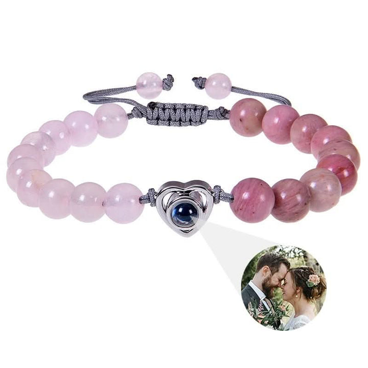 BowLift | Projection bracelet with infinity heart and personalized photo