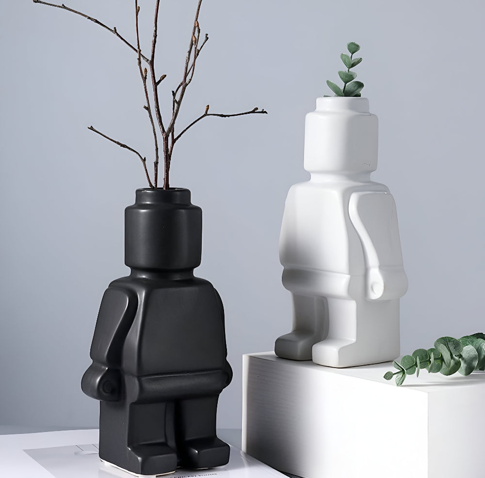 BowLift | Masoned Plant Pot in Robot Design