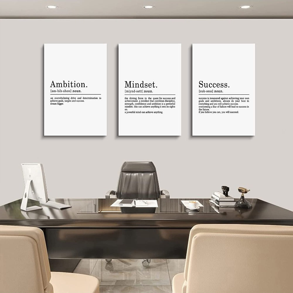 Framed Canvas Wall Art Quote | Bowlift
