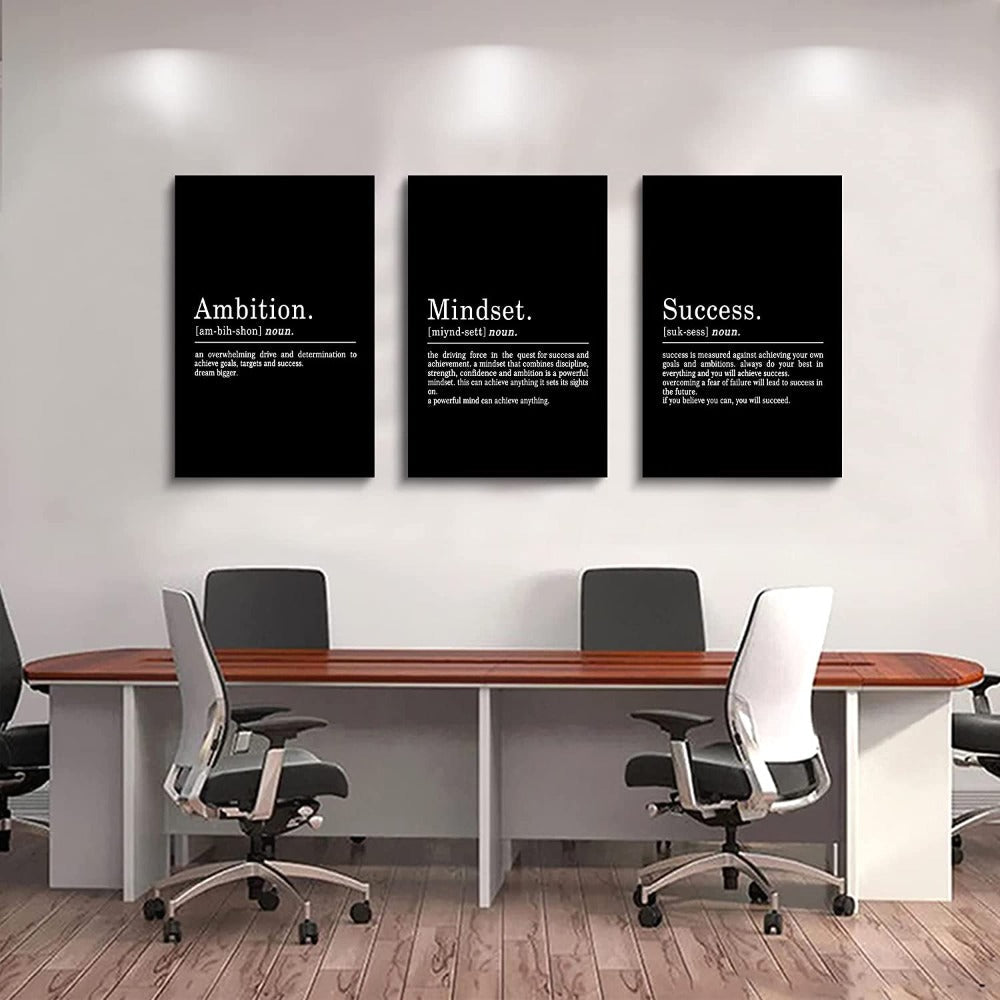 Framed Canvas Wall Art Quote | Bowlift