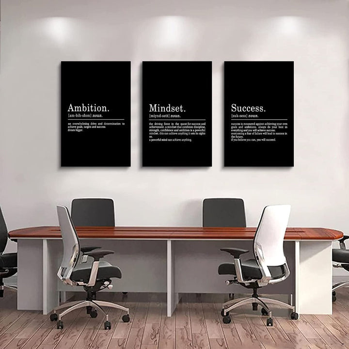 Framed Canvas Wall Art Quote | Bowlift