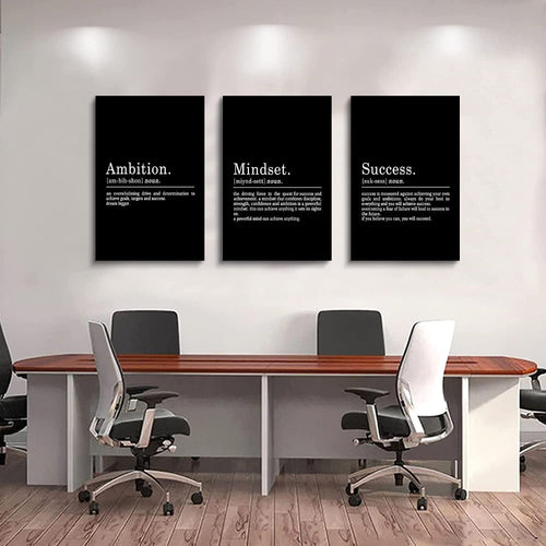 Framed Canvas Wall Art Quote | Bowlift