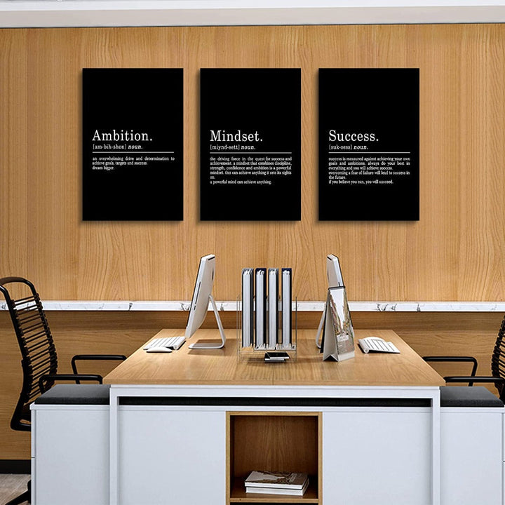 Framed Canvas Wall Art Quote | Bowlift