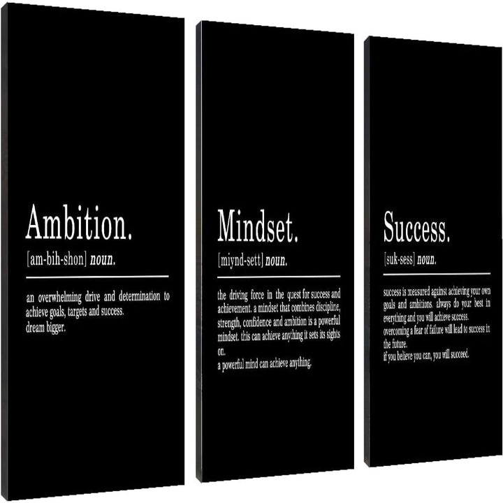 Framed Canvas Wall Art Quote | Bowlift