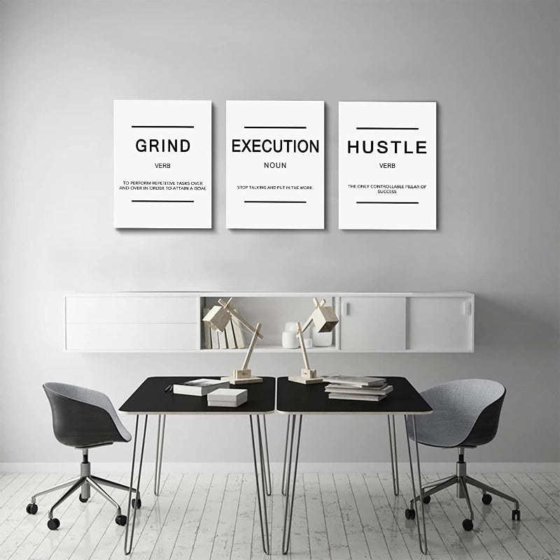 Framed Canvas Wall Art Positive Quote | Bowlift