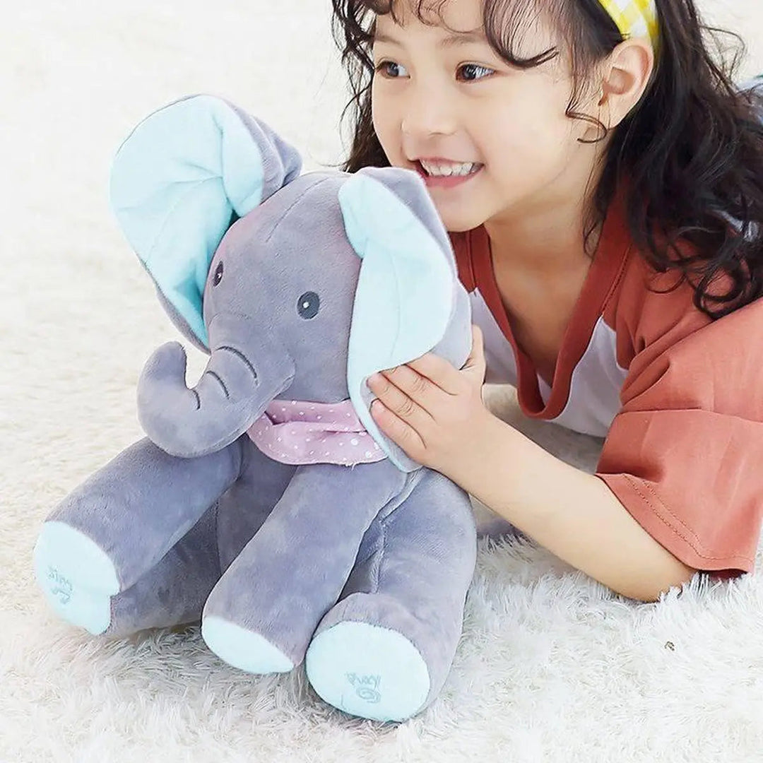 BowLift | Plush Elephant with Music – Moveable Ears & Guaranteed Children's Laughter