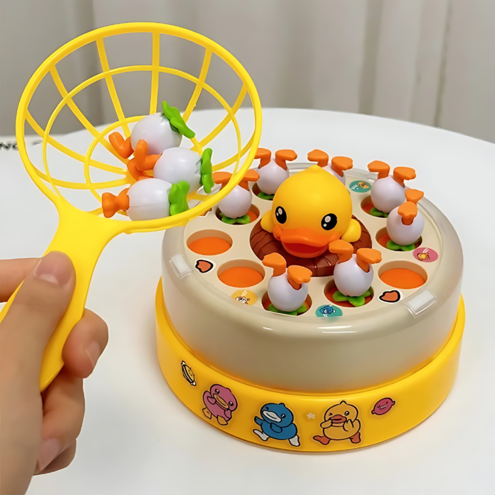BowLift | Interactive Duck Catching Toy for Kids - Develop Motor Skills and Hand-Eye Coordination