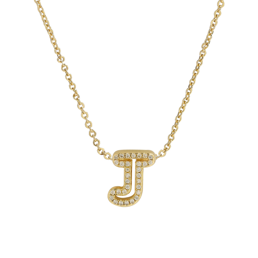 BowLift | Dazzling Diamond Initial Necklace