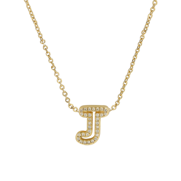 BowLift | Dazzling Diamond Initial Necklace