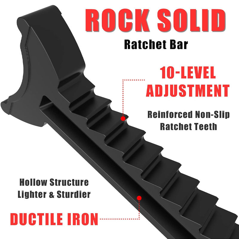 BowLift | Heavy Duty Steel Jack Stands: 3 Ton (6,000 lb) Capacity Car Lift Stands, 1 Pair