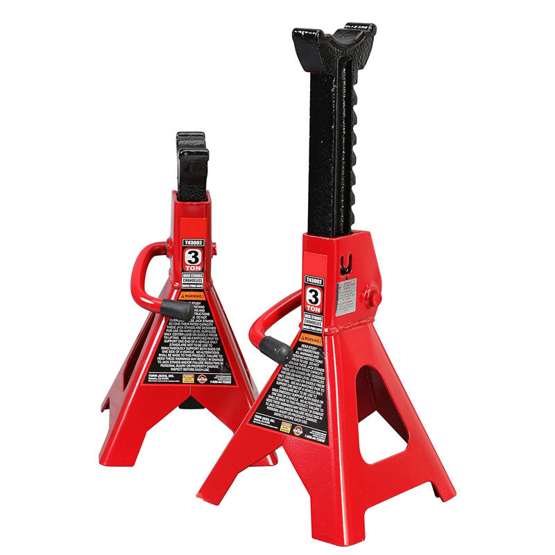 BowLift | Heavy Duty Steel Jack Stands: 3 Ton (6,000 lb) Capacity Car Lift Stands, 1 Pair