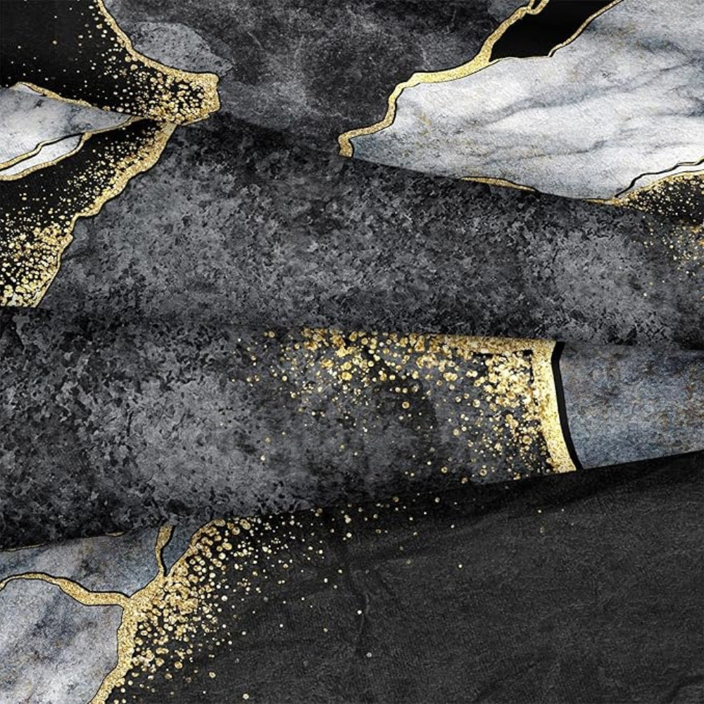 BowLift | Jade Opulent Gold Accent Duvet Cover Set