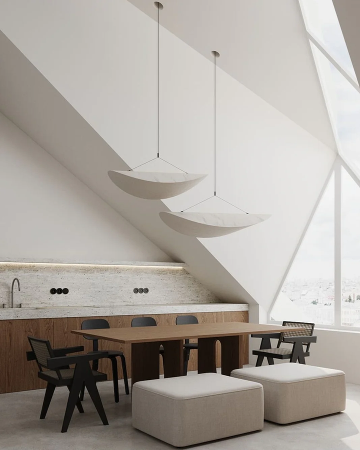 BowLift | Subtle Japandi Lamp with Light Eclipse Effect