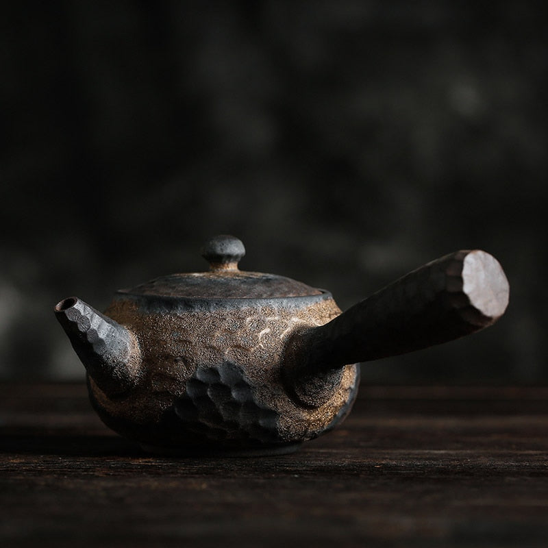 BowLift | Japanese Ceramic Kyusu Teapot Chinese Kung Fu Teapot Drinking Utensil 200ml