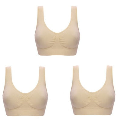 BowLift | Value pack 3pcs Seamless Push Up Bra Wireless Underwear