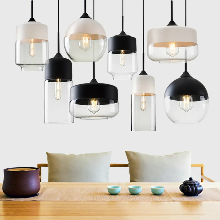 BowLift | Luxury Pendant Lamp Mouth-Blown Glass Adjustable Cable