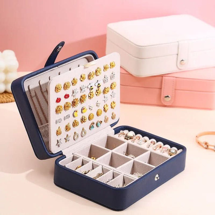 BowLift | Elegant Leather Jewelry Box for Rings & Earrings