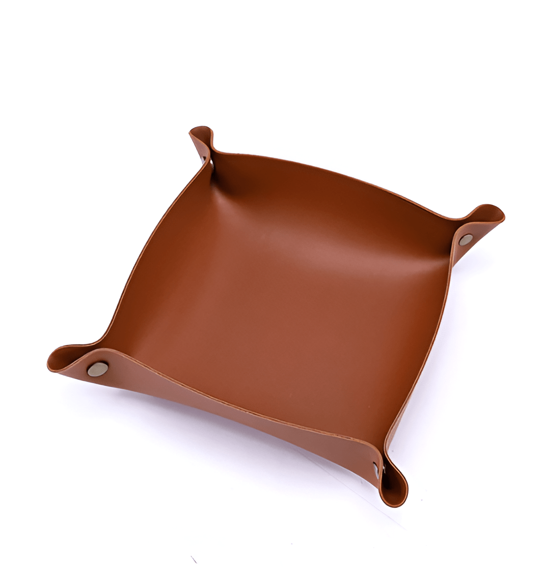 BowLift | Leather tray catch basin storage box