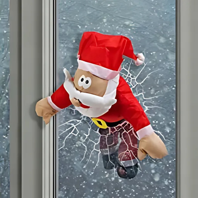 BowLift | WindowFest | Christmas Window Decoration Santa Reindeer Party Decoration