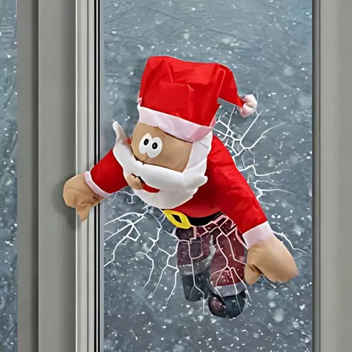 BowLift | WindowFest | Christmas Window Decoration Santa Reindeer Party Decoration