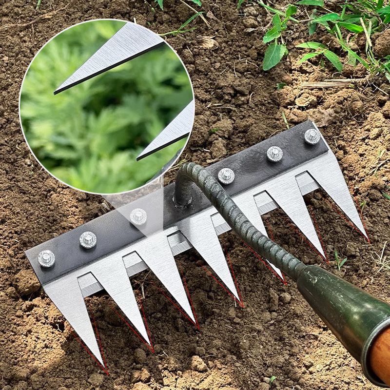 GardenTand Expert – Versatile hand rake made of carbon steel for precision work | Bowlift