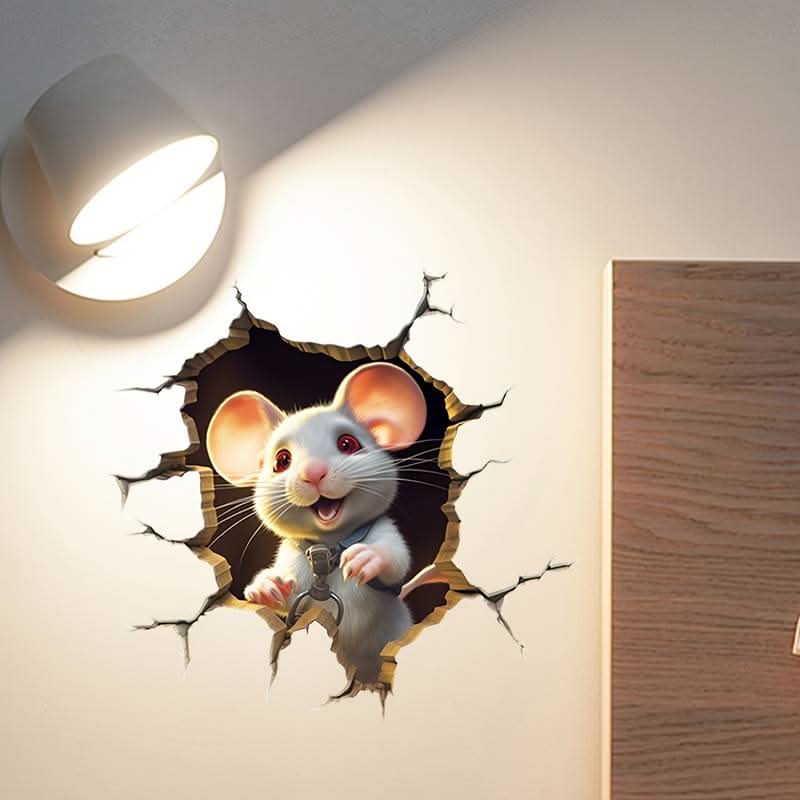 BowLift | DecoraMice 3D Cartoon Wall Stickers | Adorable Mouse Wall Stickers for Children's Rooms and Living Space Decoration