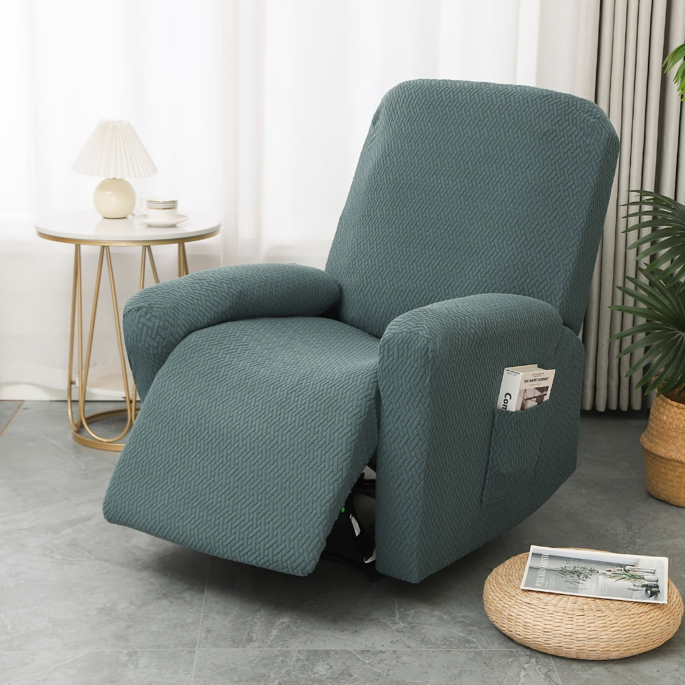 BowLift | Juno Fitted Recliner Chair Cover Soft Pocket