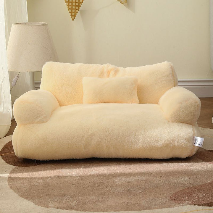 BowLift | Plush Fleece Dog Sofa Bed for Ultimate Comfort – Spacious and Machine Washable Cat Sofa