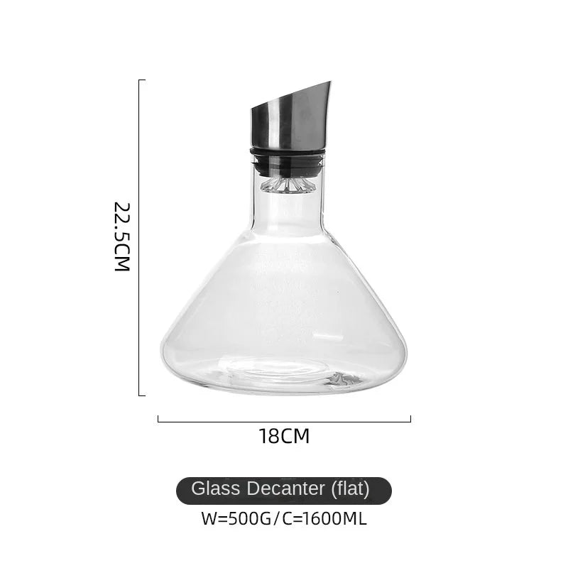 Dreamy Mountain Premium Crystal Wine Decanter | Bowlift