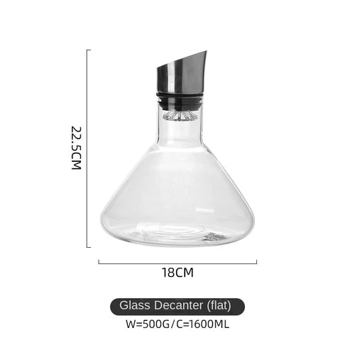 Dreamy Mountain Premium Crystal Wine Decanter | Bowlift